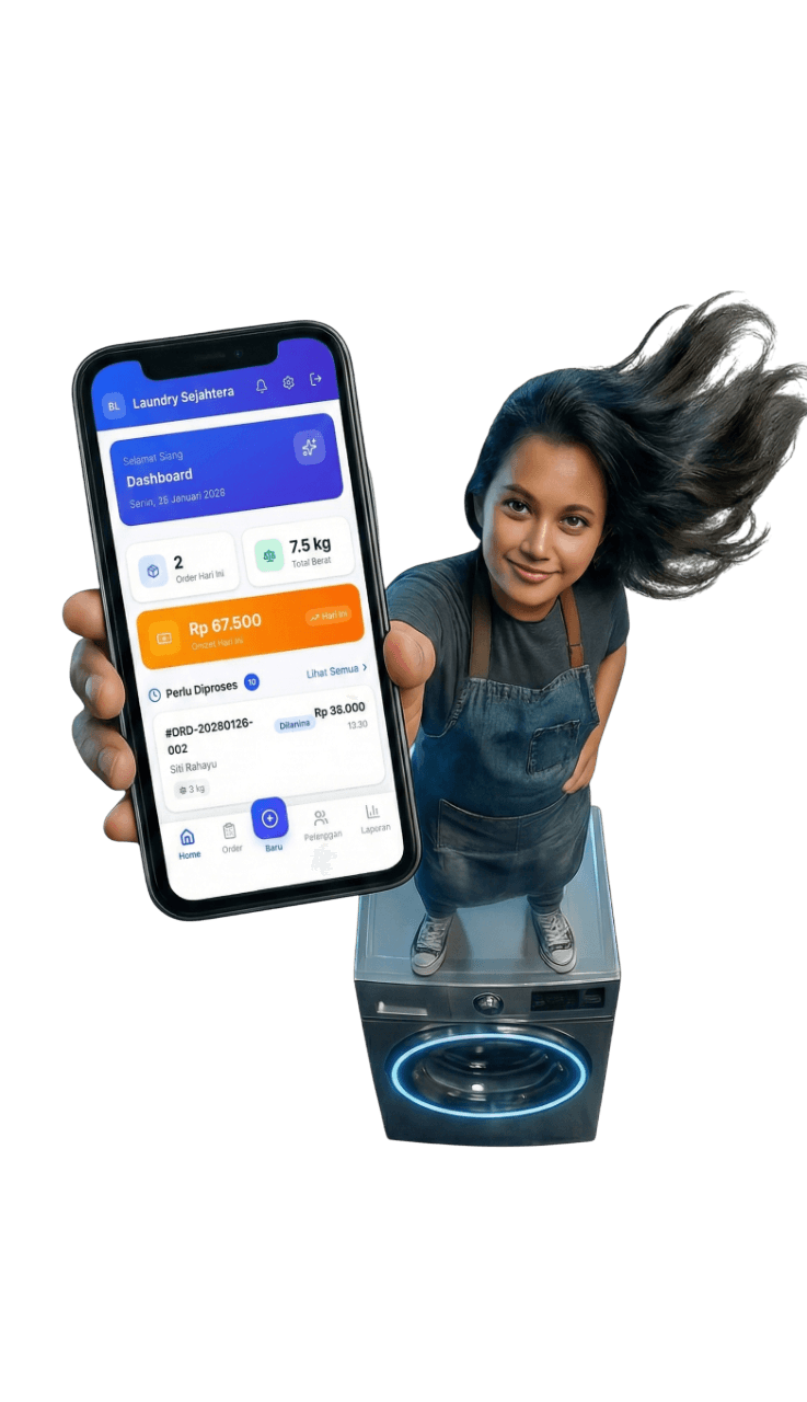 Buku Laundry Digital - Solusi Manajemen Laundry